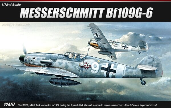 модель Самолет MESSERSCHMITT BF-109G (1:72)